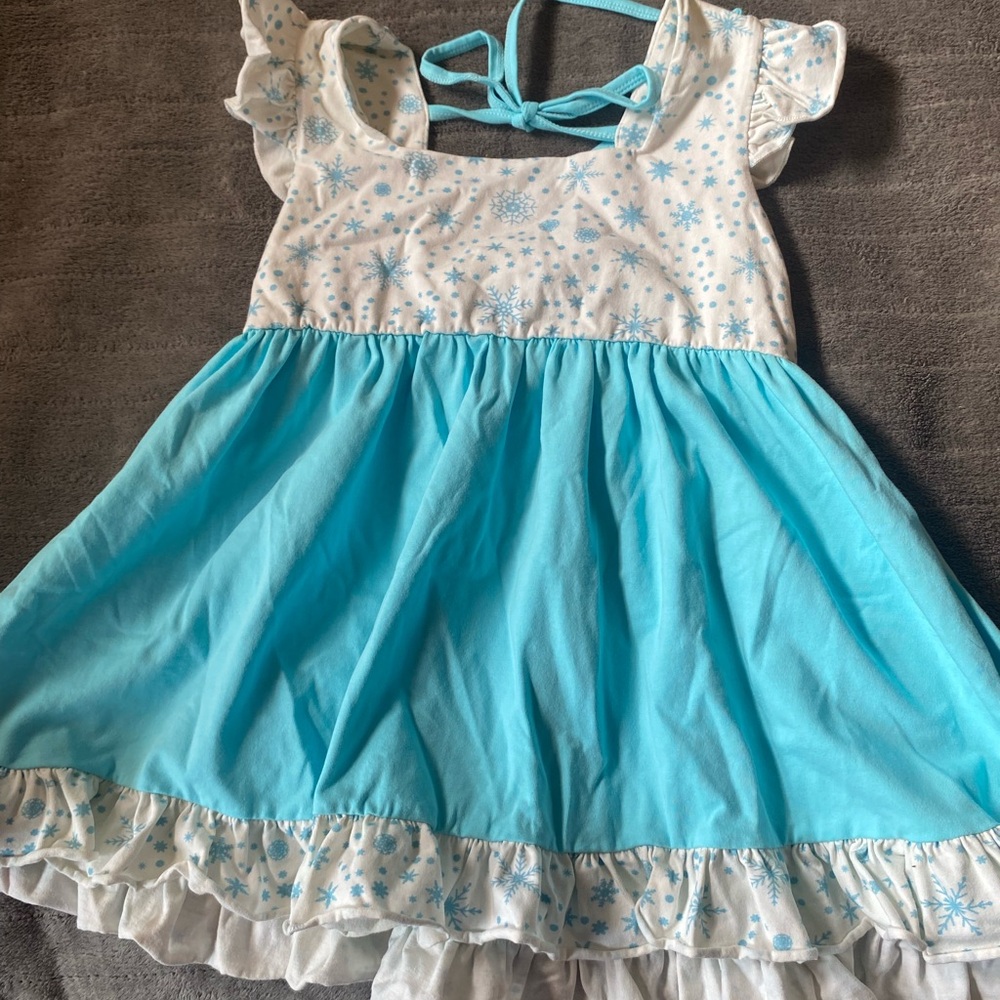 Blue and White Kids Blouse